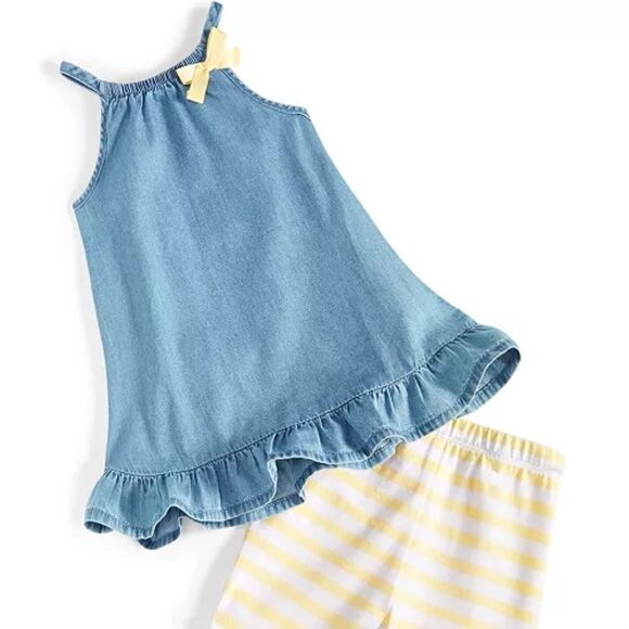 First Impressions Baby
Girls Halter Tunic and Shorts, 2 Piece Set, - Picture 4 of 5